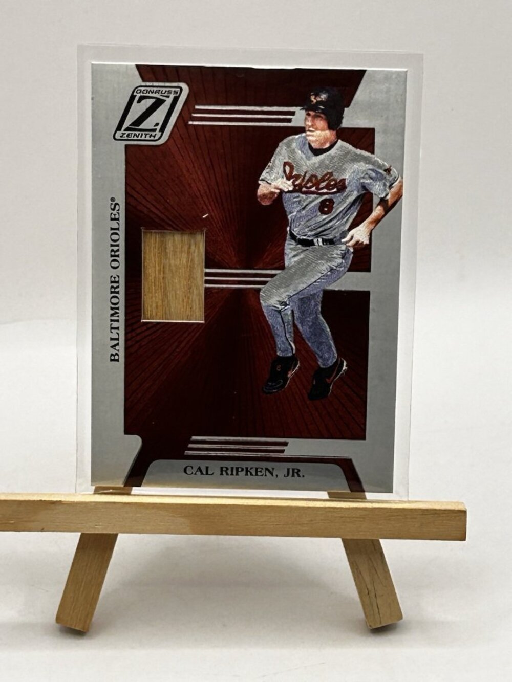 Cal Ripken Jr  2005 Dunruss  Zenith Bat Card Orioles Hall Of Fame